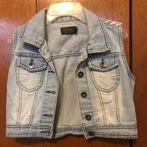 🌼Juniors Denim Vest
